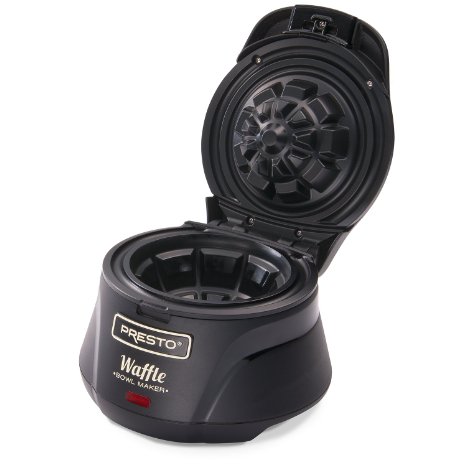 Presto 03500 Belgian Bowl Waffle Maker Black