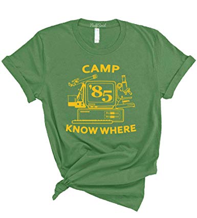 NuffSaid Vintage Hawkins Camp Know Where Science T-Shirt - Retro Stranger AV Club Tee Shirt - Unisex Fit
