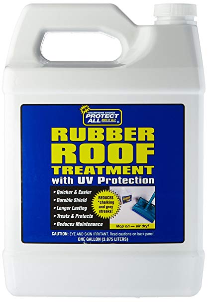 Protect All RV Rubber Roof Treatment - 1 gallon - anti-static, dirt repelling, and UV protectant 68128
