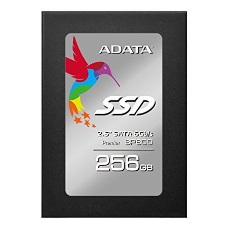 ADATA Premier SP600 256 GB 2.5" SATA III 6 Gb/s Read up to 550MB/s Solid State Drive (ASP600S3-256GM-C-NEW)