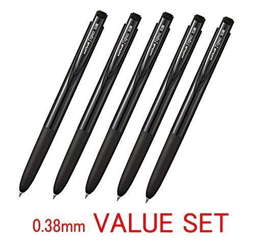 Very smooth, although it is a micro point-Uni-ball Signo RT1 Rubber Grip & Click Retractable Micro & Extra Fine Point Gel Pens -0.38mm-black Ink-value Set of 5 (With Our Shop Original Product Description)