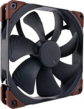 Noctua NF-F12 iPPC-24V-2000 Q100 IP67 PWM, Heavy Duty Cooling Fan, 4-Pin, 2000 RPM, 24V Version (120mm, Black)