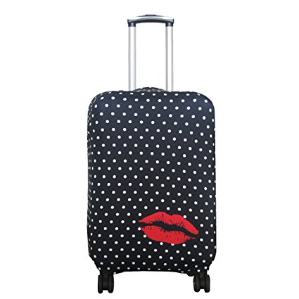 Explore Land Luckiplus Spandex Travel Luggage Cover Fits 18-32 Inch Luggage