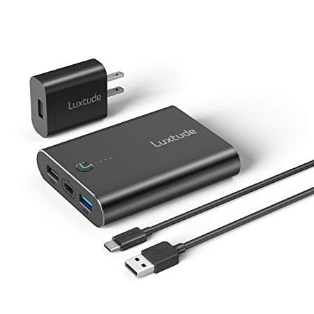 Luxtude PowerRapid 13400mAh Portable Charger, PD 3.0 & QC 3.0 (18W) Fast Charging USB C Power Bank for iPhone 8/8 /X/XR/XS/XS Max, Samsung Galaxy S10, Pixel 3/3XL, iPad, LG (Wall Charger & Cable is Included) … …