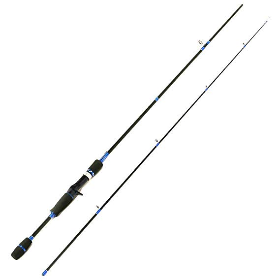 Entsport Sirius 2-Piece 7-Feet Casting Rod Graphite Portable Baitcast Rod Inshore Baitcasting Fishing Rod Freshwater Baitcaster Rod Baitcaster (8-20-Pound Test)