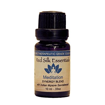 Meditation Blend with Indian Mysore Sandalwood. 10 ml - 100% Pure Therapeutic Grade Essential Oils (Myrrh, Cedarwood, Fir Needle, Spruce, Ladanum, Lavender)
