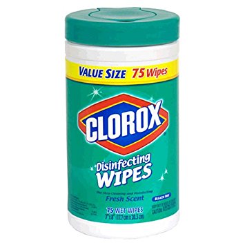 Clorox Disinfecting Wipes, Fresh Scent, 75 Count Canister