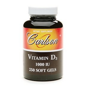 Carlson Vitamin D3 1000 IU,softgels 250 ea