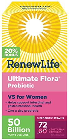 Renew Life Ultimate Flora Vaginal Support - 50 Billion, 72 Caps