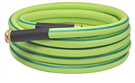 Atlantic Premium Hybrid Garden Hose 5/8 Inch 25 Feet, Light Weight and Coils Easily, Kink Resistant,Abrasion Resistant, Extreme All Weather Flexibility