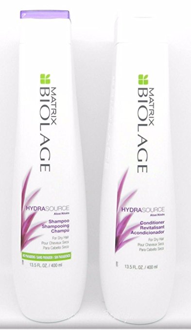 Matrix Biolage Hydrating Hydra Source Shampoo & Detangling Solution 13.5 oz Duo