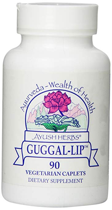 Ayush Herbs Guggal Lip Herbal Supplement, 90 Count