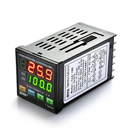 Mypin® Professional Digital PID Temperature Controller 250V/3A AC, 30V/3A DC DIN 1/16 Dual Display for F/C，7 different Dual Output modes，Accuracy: 0.2%