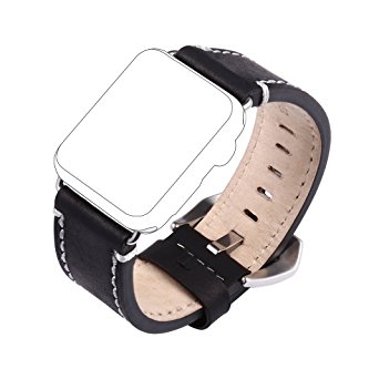 Band for Apple Watch Series 2 Series 1,Rosa Schleife Apple Watch Band 42mm Leather Wrist Strap with Stainless Steel Clasp Buckle Replacement Wrist Band for Apple iWatch Sport & Edition(Not Fit 38mm)