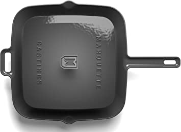 Marquette Castings Enameled Grill Pan with Press (Petosky Gray)