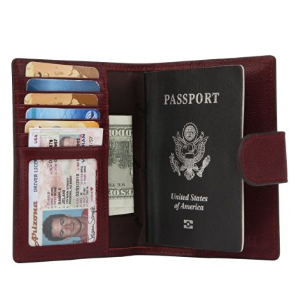 Banuce Genuine Leather Passport Cover