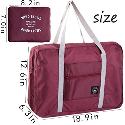 Travel Bag with High Capacity Foldable Storage Duffle Bag for Men Women