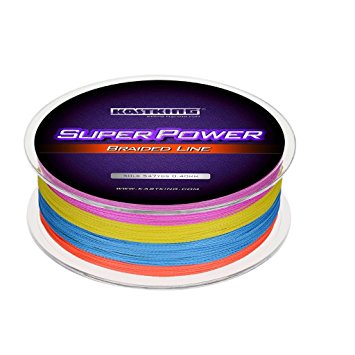 KastKing SuperPower Braided Fishing Line - Abrasion Resistant Braided Lines – Incredible Superline – Zero Stretch – Smaller Diameter – A Must-Have!