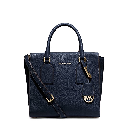 Michael Kors Selby Medium Top Zip Leather Satchel