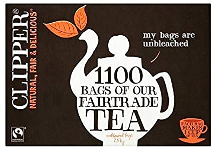 Clipper Fairtrade Everyday One Cup Tea Bags (1100 Bags)