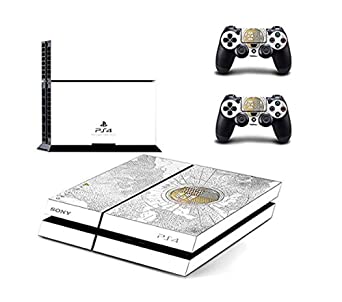 New PS4 Console Skin Sticker   2 LED Lightbar Decals of Destiny The Taken King Limited Edition Skin Decals Designed for Sony PS4 PlayStation 4 Console and 2 Controllers Skin Covers
