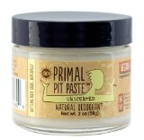 Primal Pit Paste Natural Deodorant Aluminum Free Paraben Free No Added Fragrances Unscented