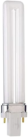 Satco 9 Watt Compact Fluorescent Twin Tube 2-Pin Light Bulb - G23 Base, 4100K - CFS9W/841 model number S8308-SAT