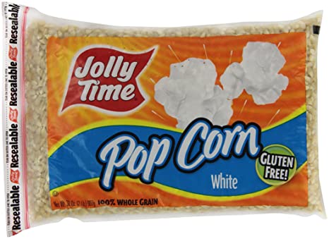 Jolly Time Popcorn White Bag, 32 Oz