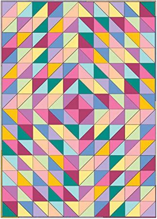 Connecting Threads Beginner Quilt Kit - Half-Square Triangle Fun (Rainbow)