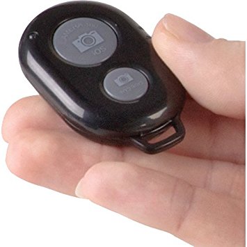 Vivitar Infinite Universal Wireless Selfie Remote Shutter Release Compatible With Android & iOs Smartphones -Black