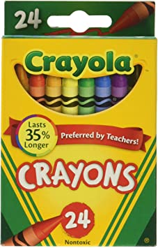 Crayola Crayons 24 Count Box- (6-Pack)