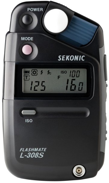 Sekonic  L-308S 401-309 Flashmate Light Meter Digital Black