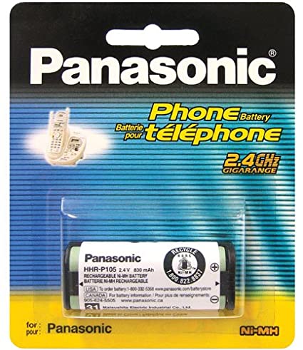 Panasonic 2.4V Ni-MH Rechargeable Battery for Cordless Telephones (HHR-P105A)