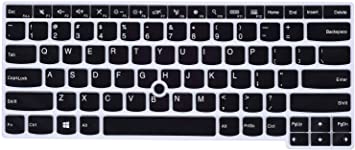 Keyboard Cover Compatible 14 inch Lenovo Thinkpad X1 Carbon 5th/6th/7th/8th 2020 - 2017 / ThinkPad X1 Yoga 14" 2017 2018/Thinkpad A475 L460 L470 T460 T460p T460s T470 T470p T470s T480 T480S, Black