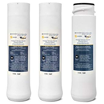 Whirlpool WHER25 & Kenmore UltraFilter 450/650 R.O. Pre & Post Filters w/Membrane SET