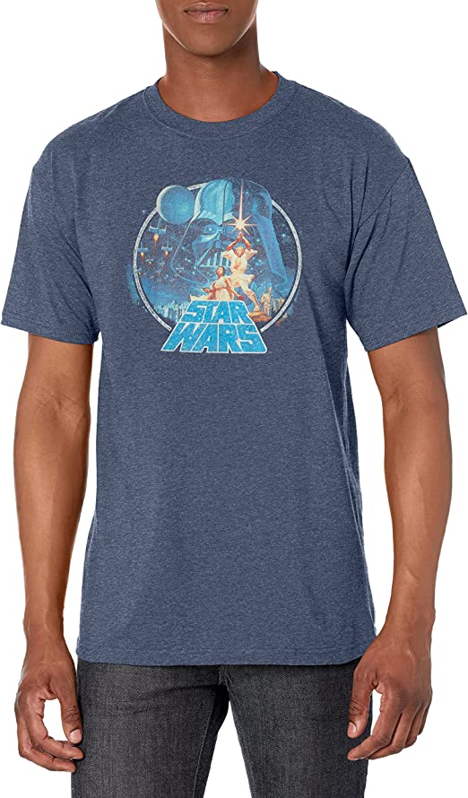 STAR WARS mens Vintage Victory Graphic T-shirt T Shirt