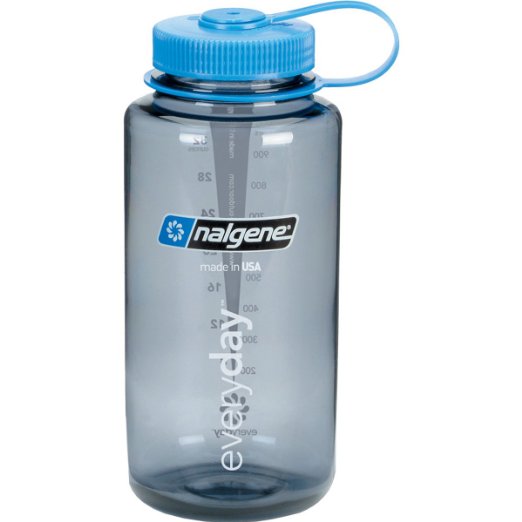 Nalgene Tritan Wide Mouth BPA-Free Water Bottle, US Flag, 1 Quart