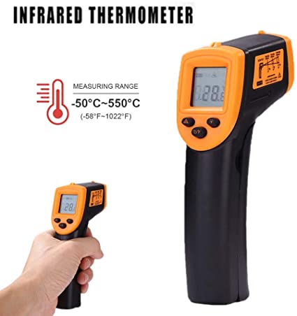 Infrared Thermometer,Non-Contact Digital Laser IR Infrared Thermometer, -32 to 380 °C,FIntelligent Sensor Digital Infrared Meter Instant Read Temperature Gun