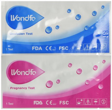 Wondfo Combo 50 LH Ovulation and 20 HCG Pregnancy Test Strips