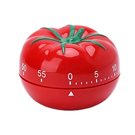 SYCYKA Novelty Kitchen Timer Mechanical Rotating Alarm for Cooking, Baking (tomato)