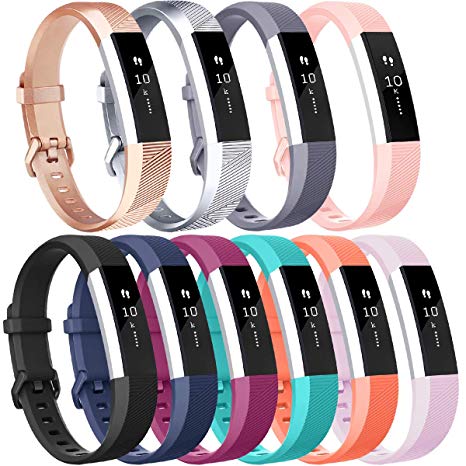 Vancle Sport Bands Replacement for Fitbit Alta and Fitbit Alta HR, 10 Pack