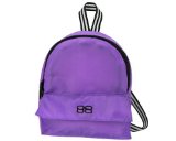18 Inch Doll Backpack Doll Size for 18 Inch Doll Accessories and American Girl Dolls in Purple Nylon Zippered Opening and Pocket in Purple