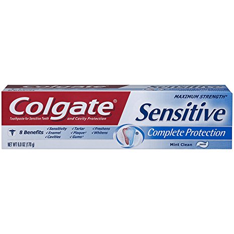 Colgate Sensitive Complete Protection Toothpaste, 6 Ounce