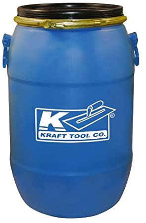 Kraft GG601 15 Gal Mixing Barrel with Lid by Kraft Tool