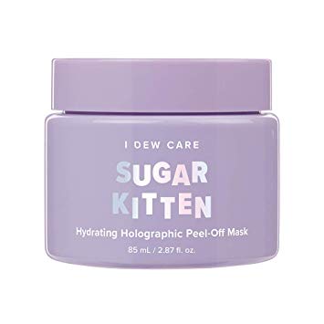I DEW CARE Sugar Kitten Mask2.87 Ounces, Peel-Off Mask, Infused With Real Ruby And Pearl Powder, Shimmering Iridescent Emerald Color, Leaves Skin Glowing