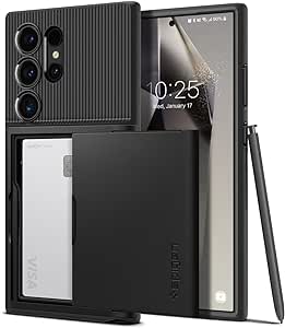 Spigen Slim Armor CS Case Compatible with Samsung Galaxy S24 Ultra - Black