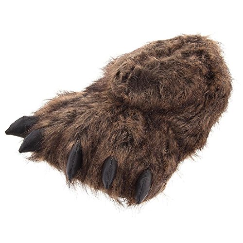 Grizzly Bear Paw Slippers for Women and Men