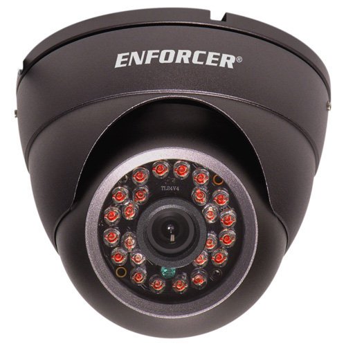 Seco-Larm EV-2706-NFWQ Enforcer Ball Camera, 600TV, Vandal-Resistant, 50 Ft., White