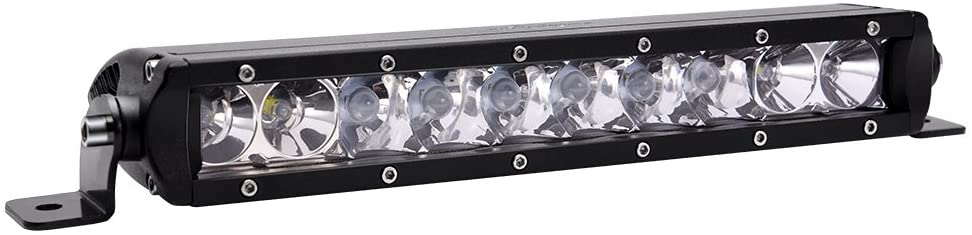 MICTUNING White MIC-5DP50, SR-Mini Series 11 Inch 50W LED Lights Bar Combo Spot/Flood Beam 4500 lm