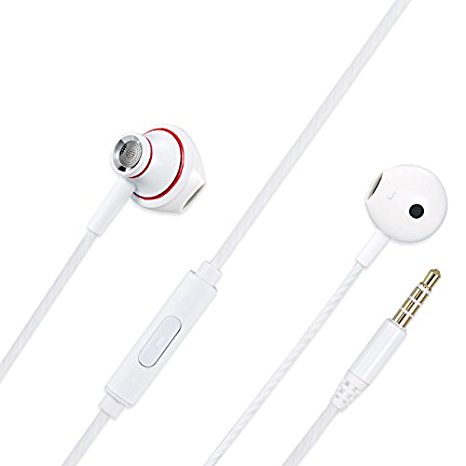 iNcool Wired Earphones Premium Quality Metal Housing Headphones With Mic 3.5 MM Premium Earbuds for Smart Phones, ios, Android, Tablet and Other Compatible Devices